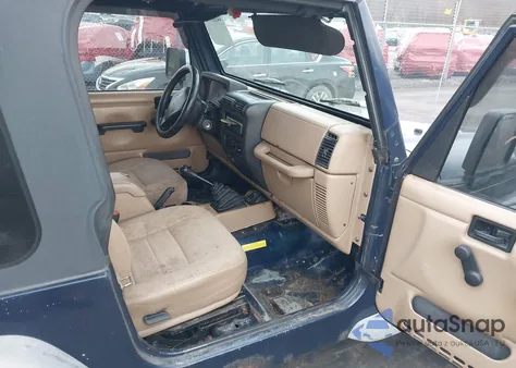 2002 Jeep Wrangler X из США, поврежденный, VIN 1J4FA39S52P724395